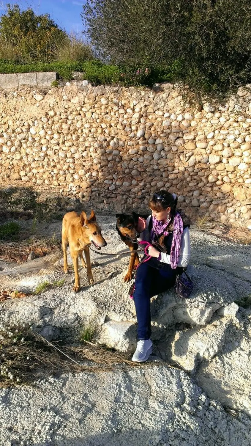 Mädchen mit Hunden von Tierbegegnungshof-Herzensbande