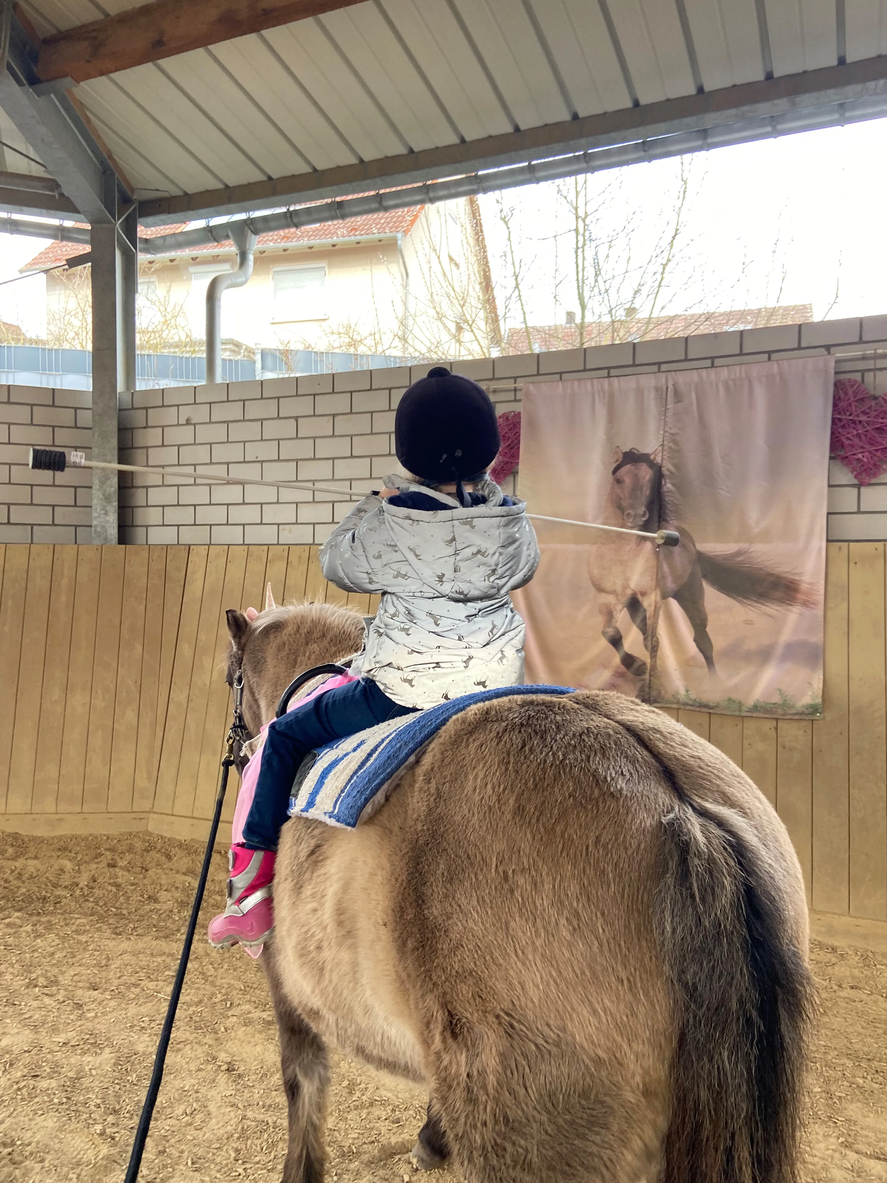 Kind auf Pferd von Tierbegegnungshof-Herzensbande